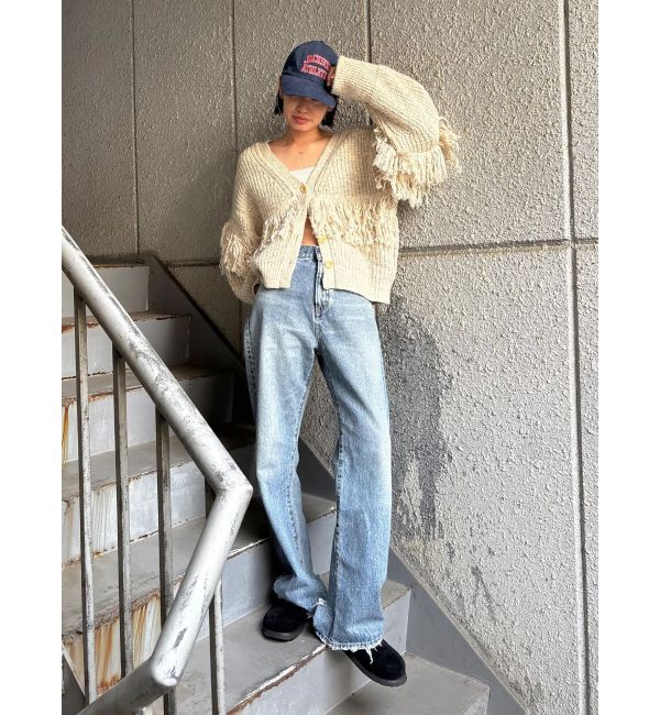 Ungrid「フリンジデザインニットカーディガン」|カーディガン|