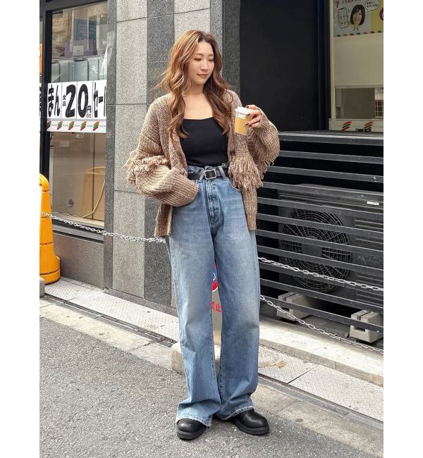 Ungrid「フリンジデザインニットカーディガン」|カーディガン|