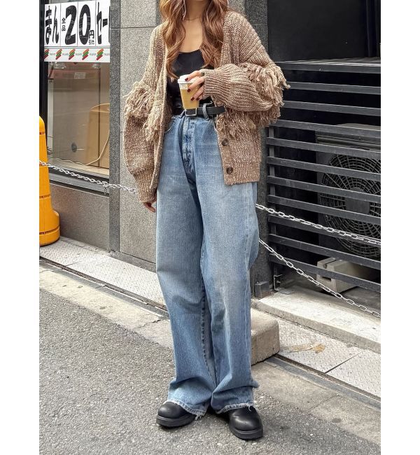 Ungrid「フリンジデザインニットカーディガン」|カーディガン|