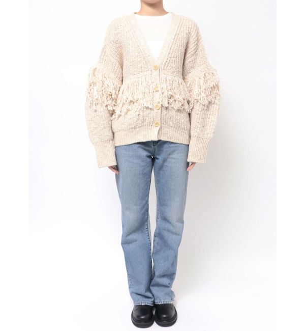 Ungrid「フリンジデザインニットカーディガン」|カーディガン|