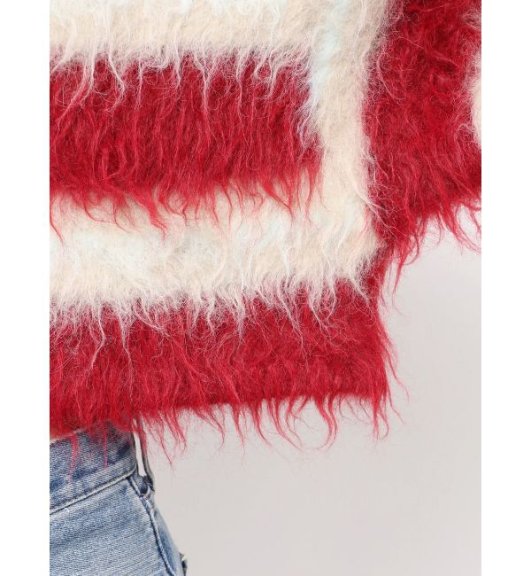 Ungrid「シャギーボーダールーズニット」|ニット・セーター|