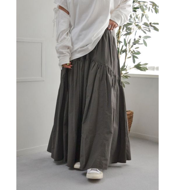Ungrid「ギャザーデザインスカート」|スカート|