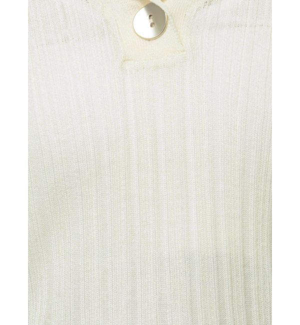 LAGUNAMOON「シアーカラーネックシニットプルオーバー」|ニット・セーター|