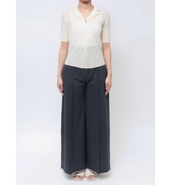 LAGUNAMOON「シアーカラーネックシニットプルオーバー」|ニット・セーター|