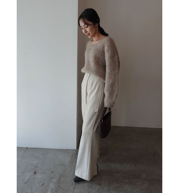 LAGUNAMOON「ウエストアシンメトリーセミフレアパンツ」|その他|