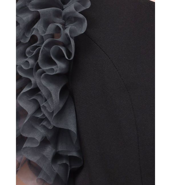 LAGUNAMOON「【ソンイさんコラボ】LADYチュールショルダーパンツドレス」|ドレス|