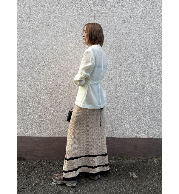 LAGUNAMOON「シェルボタンシアージャケット」|テーラードジャケット|