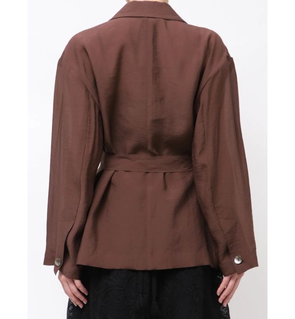 LAGUNAMOON「シェルボタンシアージャケット」|テーラードジャケット|