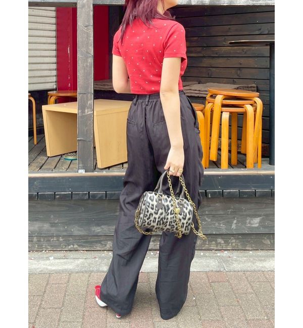 EVRIS「ラインストーンコンパクトＴシャツ」|Tシャツ・カットソー|