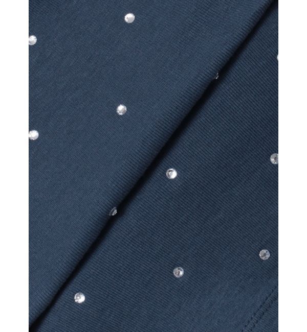 EVRIS「ラインストーンコンパクトＴシャツ」|Tシャツ・カットソー|