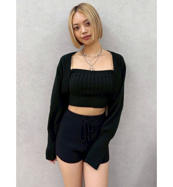 EVRIS「ビジューアンサンブルニットトップス」|ニット・セーター|