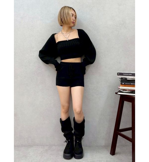 EVRIS「ビジューアンサンブルニットトップス」|ニット・セーター|