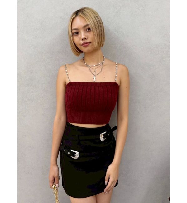 EVRIS「ビジューアンサンブルニットトップス」|ニット・セーター|