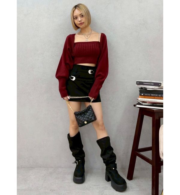 EVRIS「ビジューアンサンブルニットトップス」|ニット・セーター|