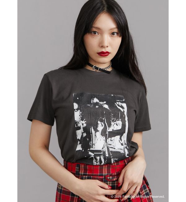 jouetie「【JANIS】Distressed photo print t-shirts【コラボ】」|Tシャツ・カットソー|