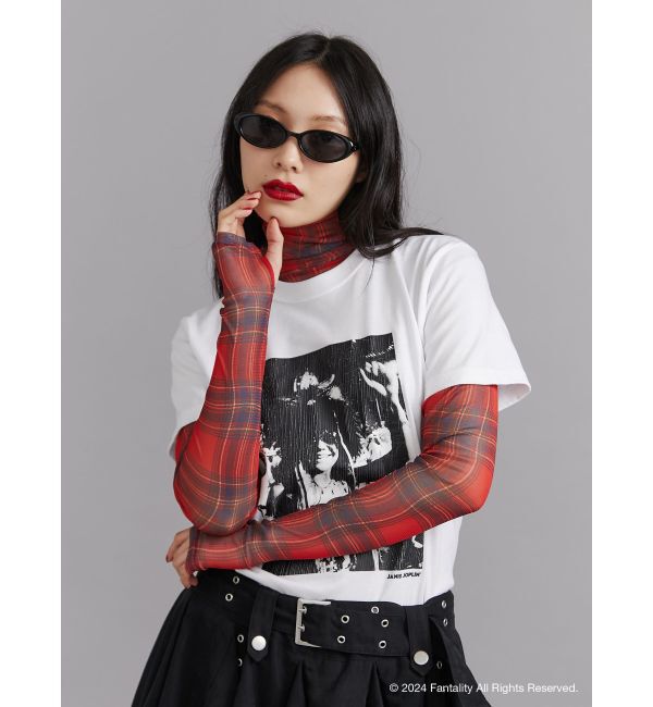 jouetie「【JANIS】Distressed photo print t-shirts【コラボ】」|Tシャツ・カットソー|