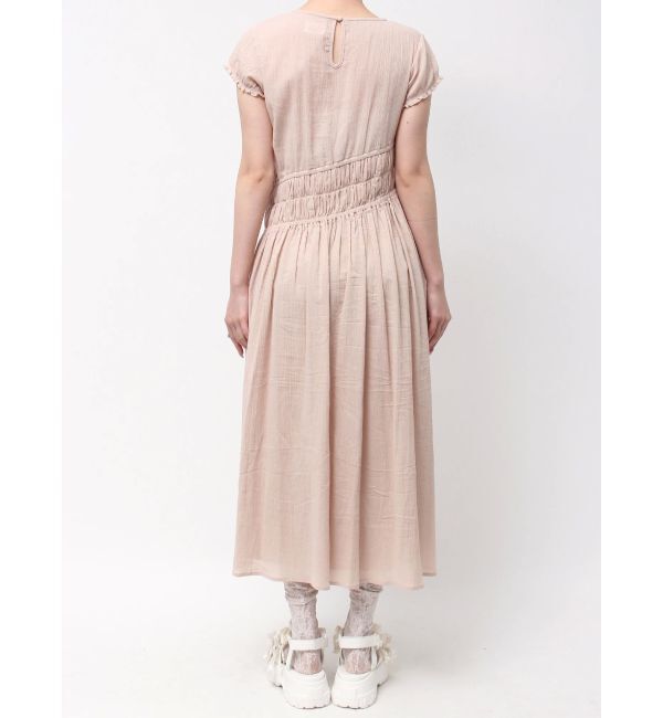 merry jenny「ギャザーギャザーパフロングワンピース」|ワンピース|