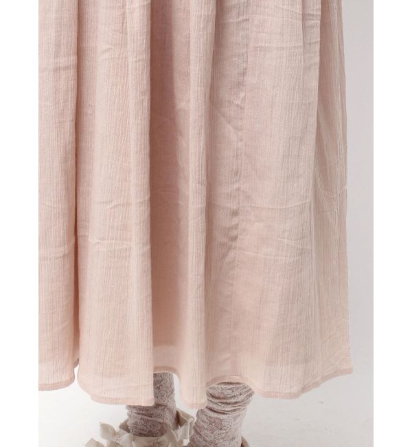 merry jenny「ギャザーギャザーパフロングワンピース」|ワンピース|