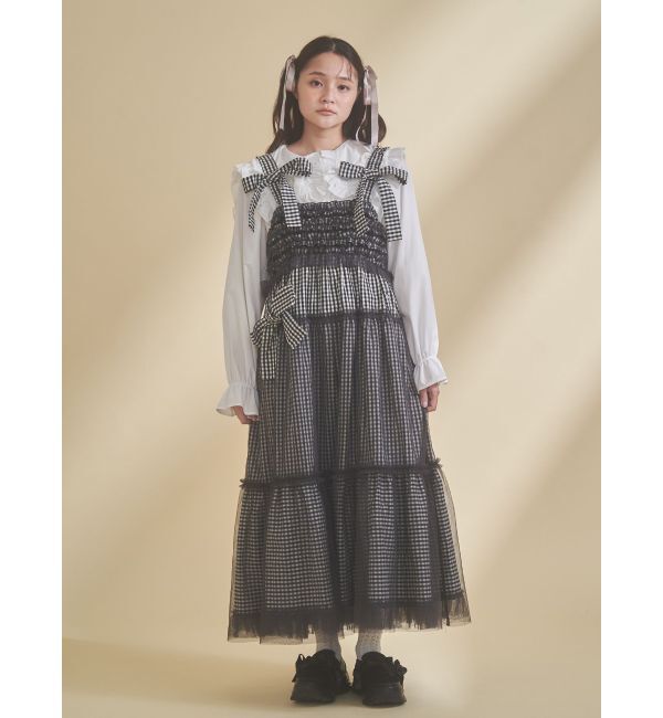 merry jenny「チュールリボンキャミワンピース」|ワンピース|