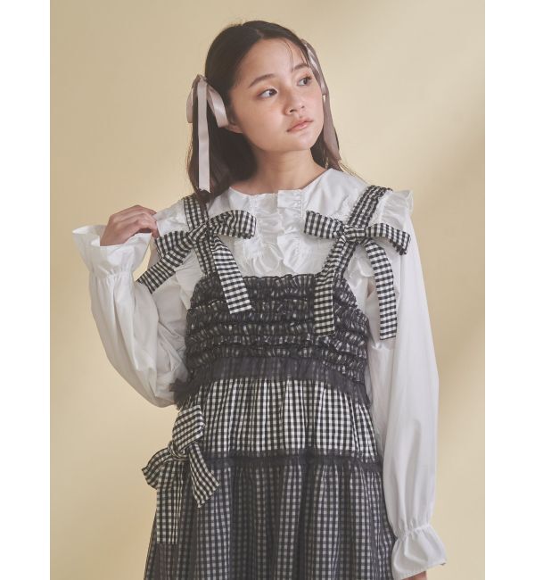 merry jenny「チュールリボンキャミワンピース」|ワンピース|