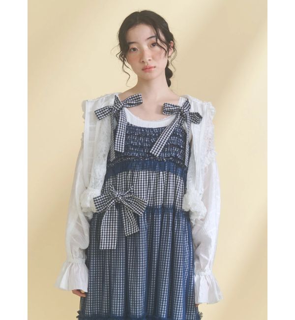 merry jenny「チュールリボンキャミワンピース」|ワンピース|