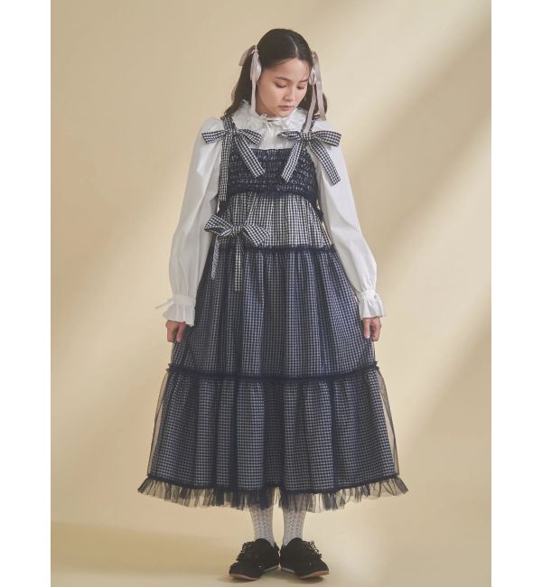 merry jenny「チュールリボンキャミワンピース」|ワンピース|