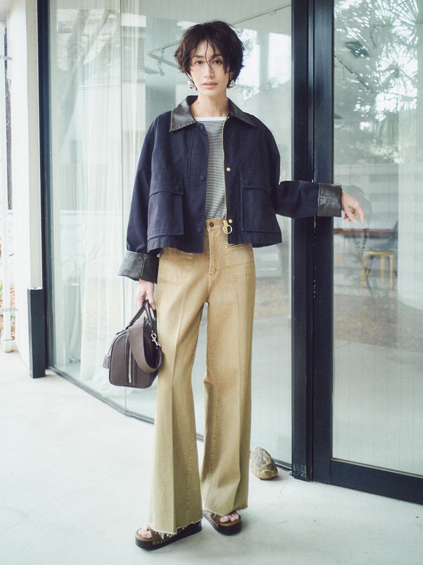 Mila Owen「ボートネックコンパクトＴシャツ」|Tシャツ・カットソー|