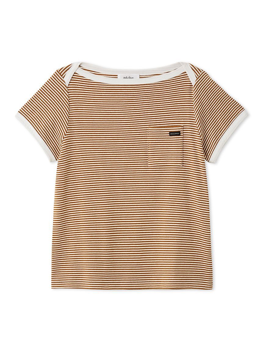 Mila Owen「ボートネックコンパクトＴシャツ」|Tシャツ・カットソー|CML