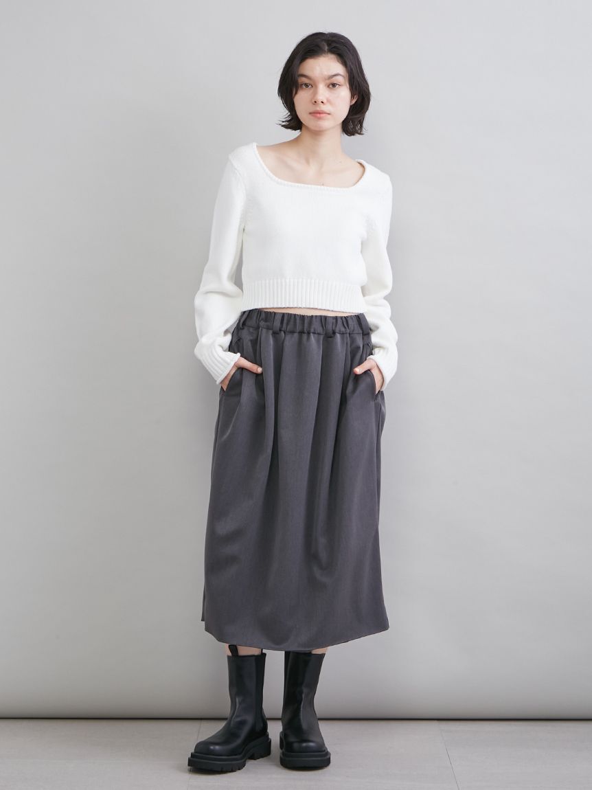 Mila Owen「スクエアネックニット」|ニット・セーター|