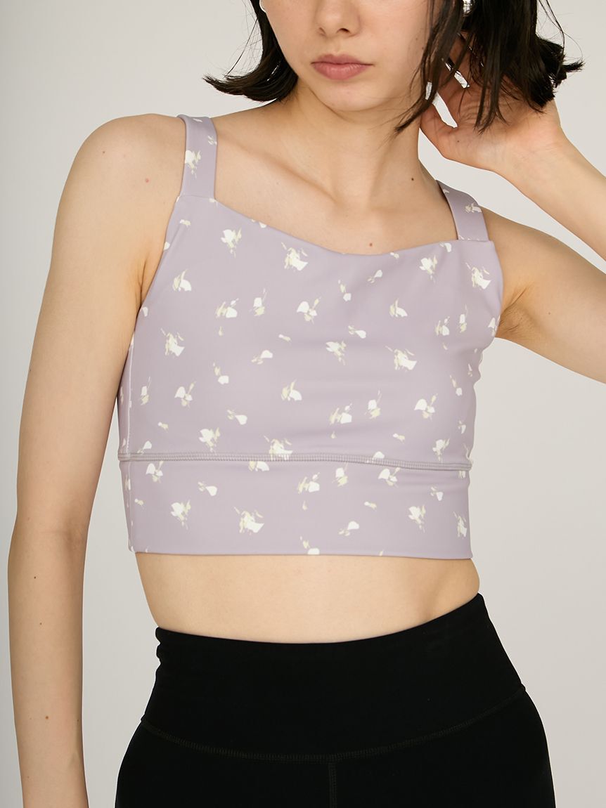 emmi yoga「ディフォームフラワーブラトップ」|キャミソール|