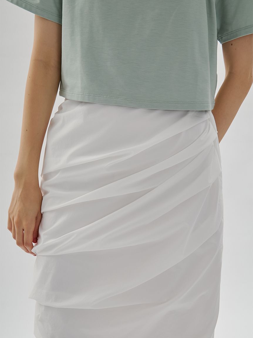 emmi atelier「サイドタックナロースカート/撥水【セットアップ対応】」|スカート|