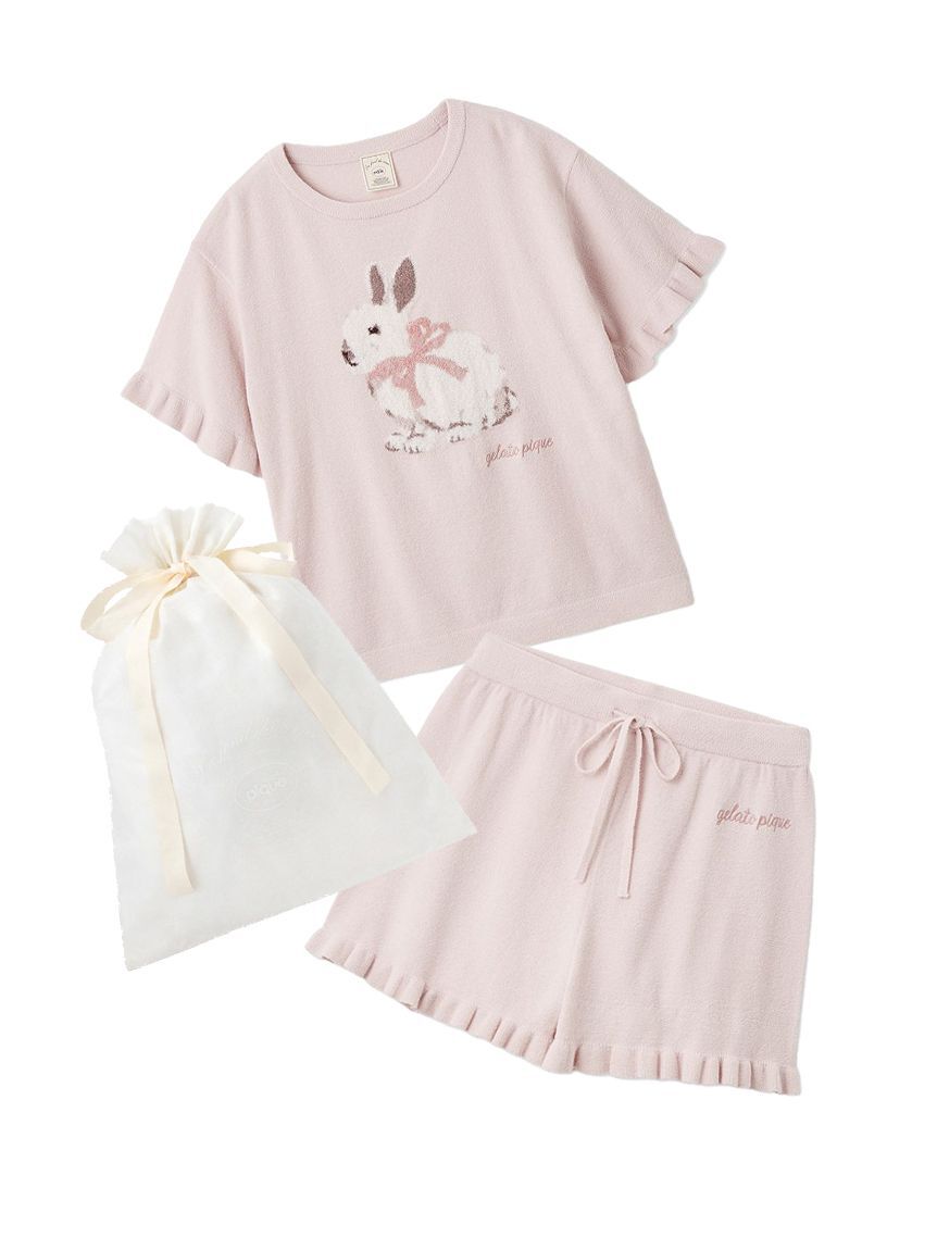 gelato pique「【ラッピング済み】ラビットジャガードプルオーバー&ショートパンツSET」|ルームウェア|PNK