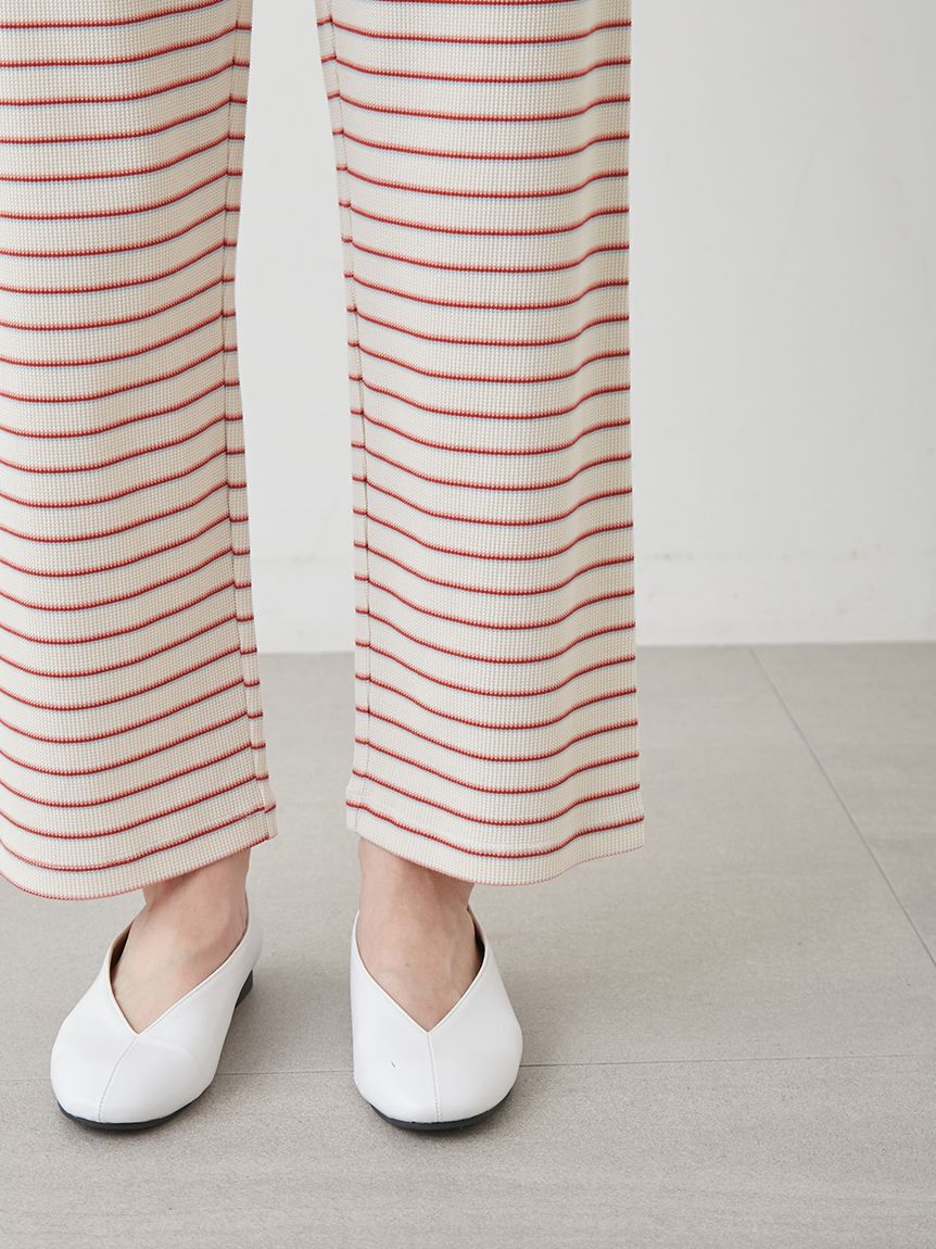 gelato pique「【接触冷感】ワッフルボーダーロングパンツ」|ルームウェア|