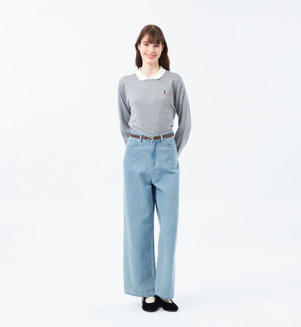 MACKINTOSH PHILOSOPHY「【WEB&一部店舗限定】バッキンガムベア ワッペンニットポロ」|ニット・セーター|