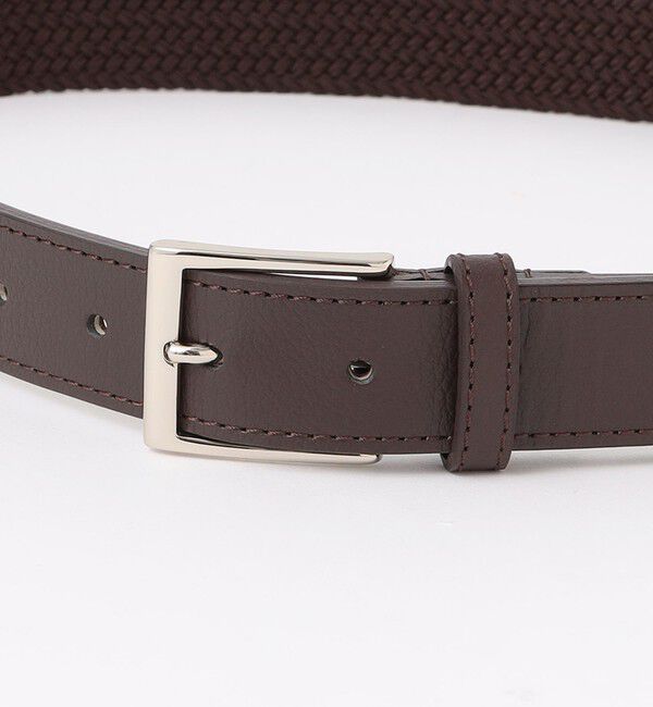 MACKINTOSH PHILOSOPHY「レザーメッシュコンビ ビジネスベルト」|ベルト|