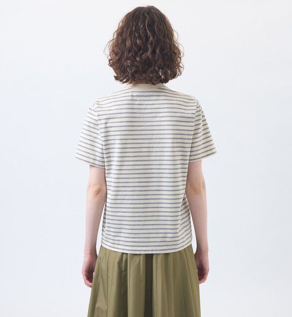 MACKINTOSH PHILOSOPHY「バッキンガムベア バスクボーダーポケTシャツ」|Tシャツ・カットソー|