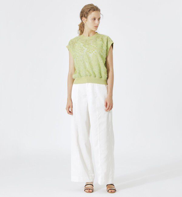  「カットジャカードシアートップス」|シャツ・ブラウス|