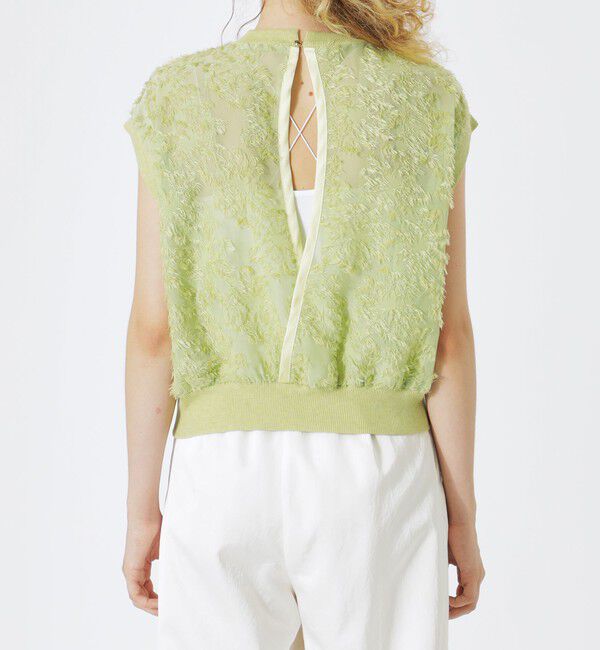  「カットジャカードシアートップス」|シャツ・ブラウス|