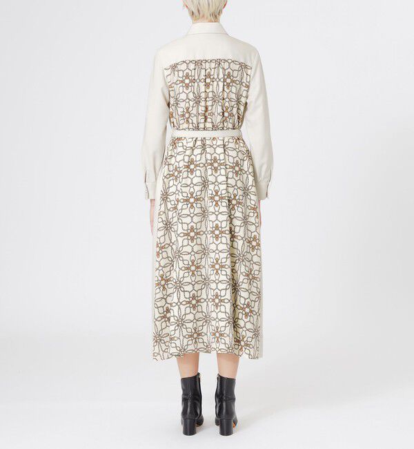  「メランジツイルシャツワンピース」|ワンピース|