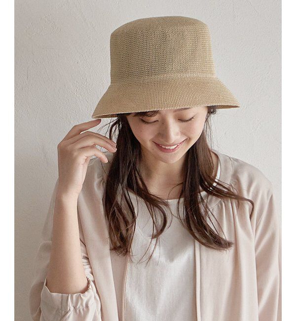 ikka「ペーパーサーモバケットハット」|その他|