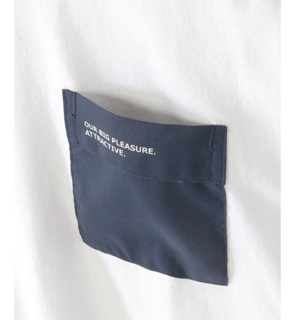 ikka kids「異素材ポケット付きTシャツ（120~160cm）」|Tシャツ・カットソー|