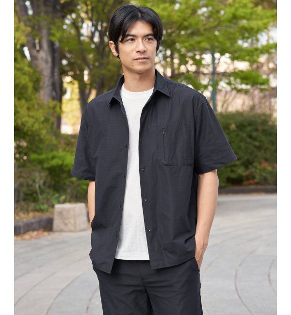 ikka「【接触冷感】GOKU楽 AIR冷感シャツ【セットアップ対応】」|シャツ・ブラウス|