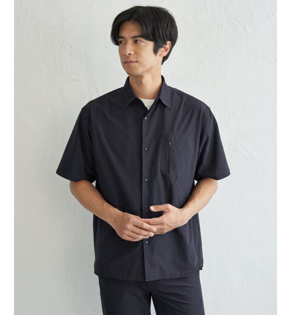 ikka「【接触冷感】GOKU楽 AIR冷感シャツ【セットアップ対応】」|シャツ・ブラウス|