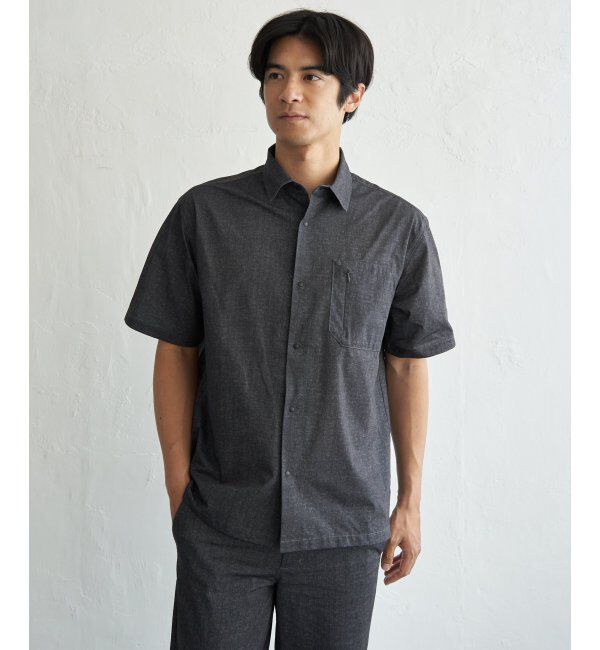 ikka「【接触冷感】GOKU楽 AIR冷感シャツ【セットアップ対応】」|シャツ・ブラウス|