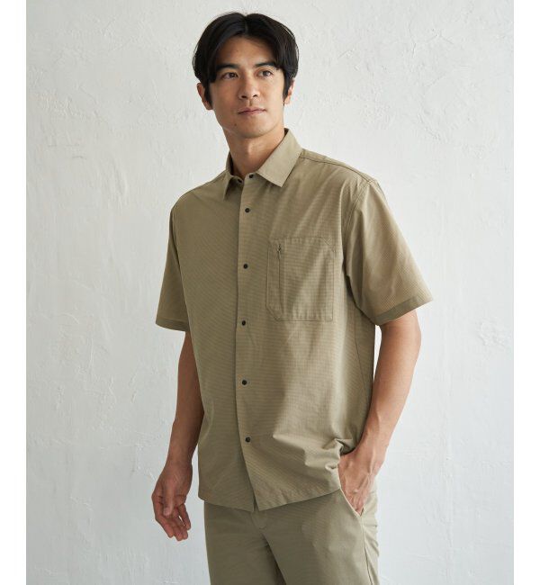 ikka「【接触冷感】GOKU楽 AIR冷感シャツ【セットアップ対応】」|シャツ・ブラウス|