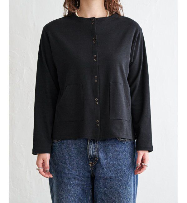 Lbc with Life「ポンチミニスナップボタンカーディガン」|カーディガン|