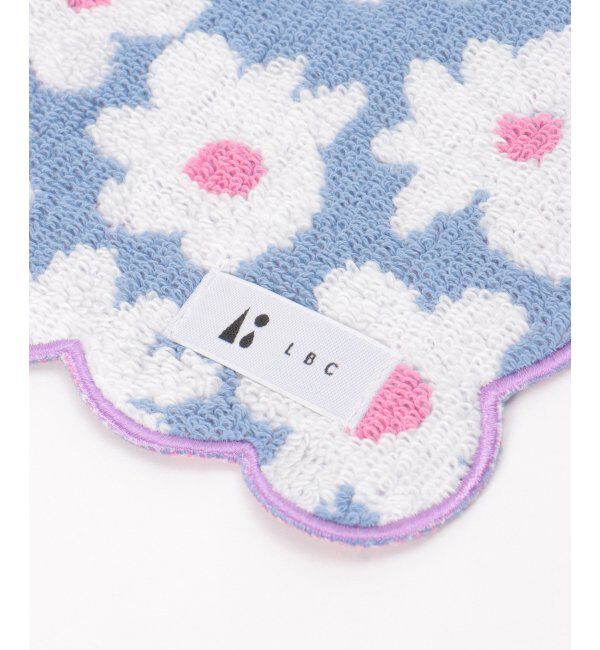 Lbc with Life「花柄スカラップハンカチタオル」|タオル|