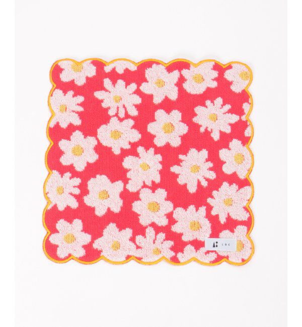 Lbc with Life「花柄スカラップハンカチタオル」|タオル|