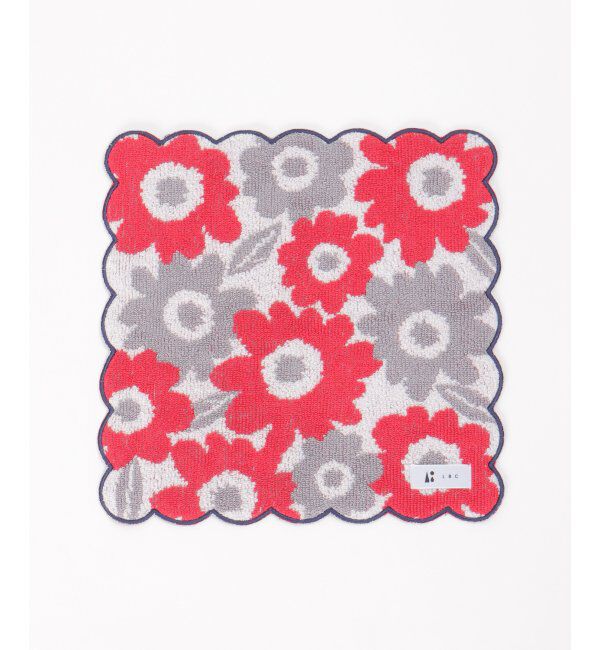 Lbc with Life「花柄スカラップハンカチタオル」|タオル|