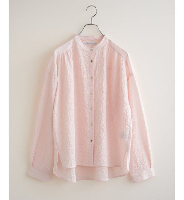 Lbc with Life「オーガニックコットンバンドカラーシャツ」|シャツ・ブラウス|